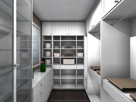 Muebles Rabanal vestidor en 3d