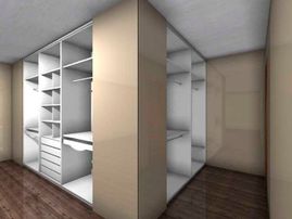 Muebles Rabanal closet abierto de habitación