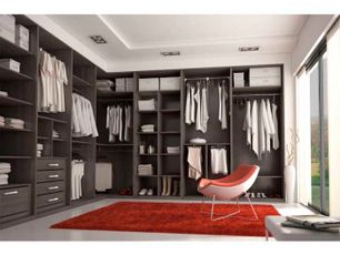Muebles Rabanal logosilla en vestidor